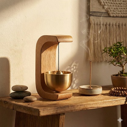 Handcrafted Wooden Wind Bell